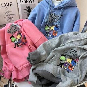 Kids' Hoodie Lot – Cartoon Pastel