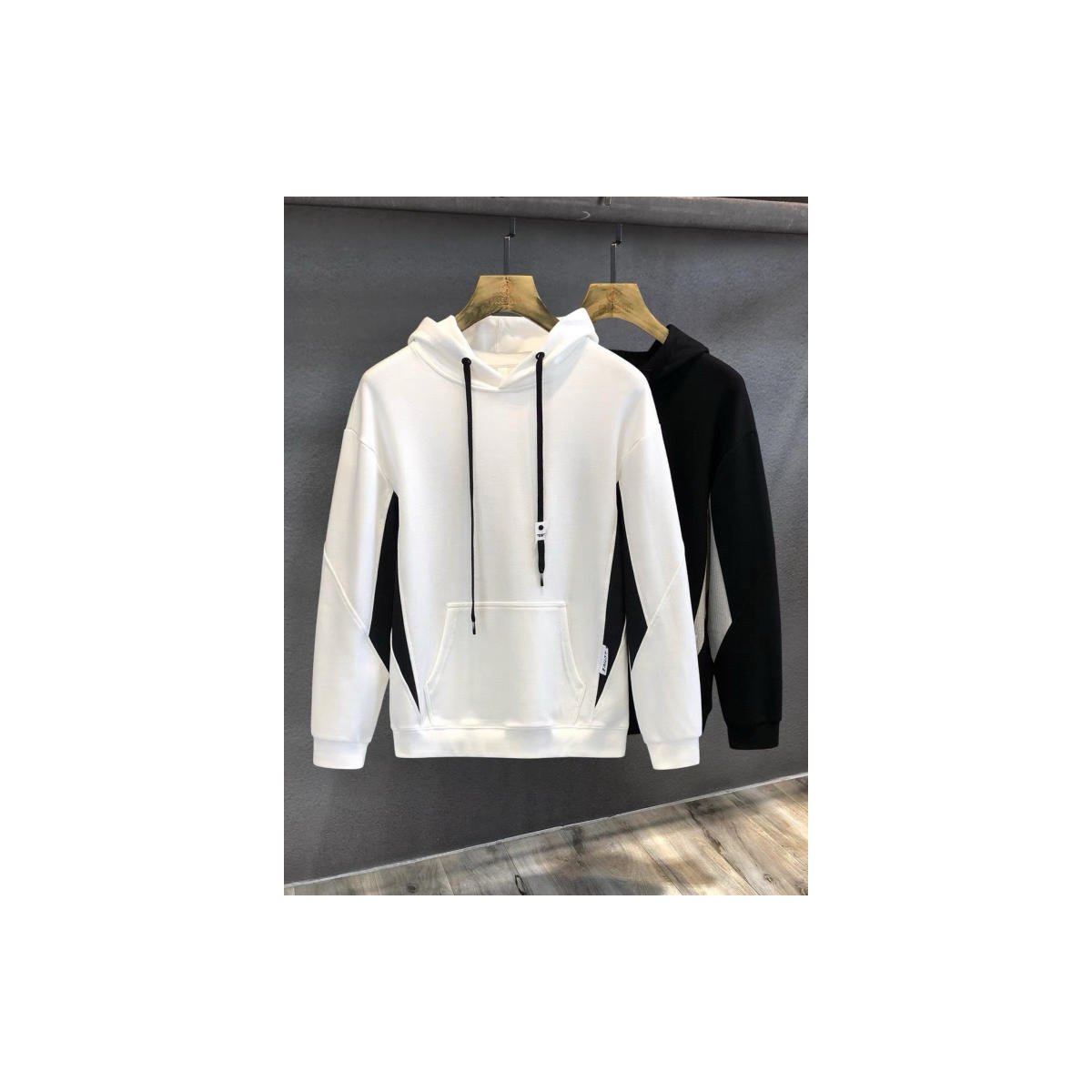 Men's Hoodie Wholesale – Navy & White