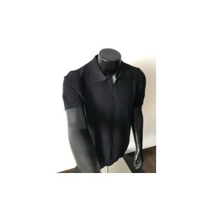 Men's Polo Wholesale – Black Knit