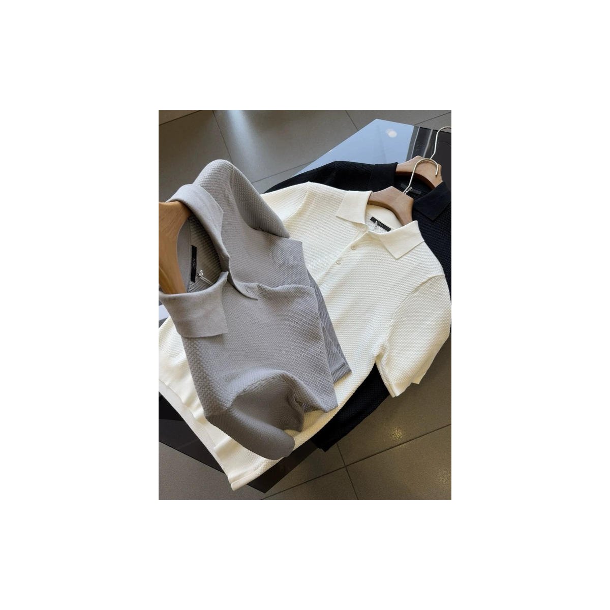 Men's Polo Wholesale – White - Image 2