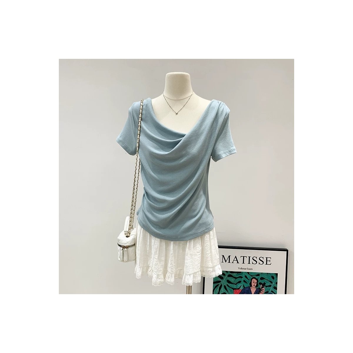 Women's T-Shirt Wholesale – White Short Sleeve - Image 2