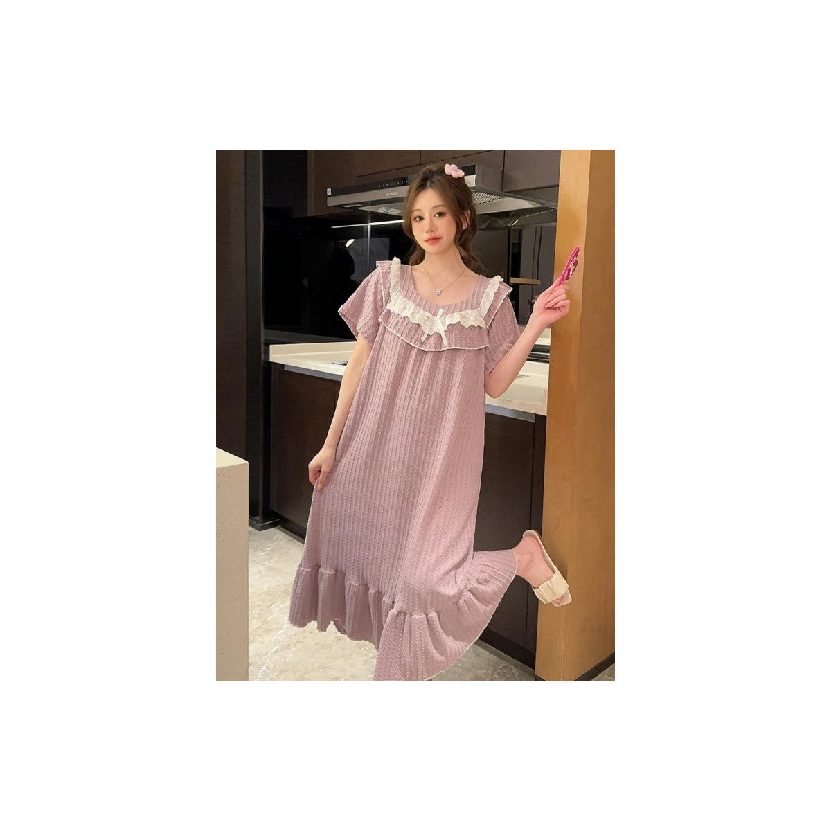 Women's Dress Wholesale – Apricot - Image 3
