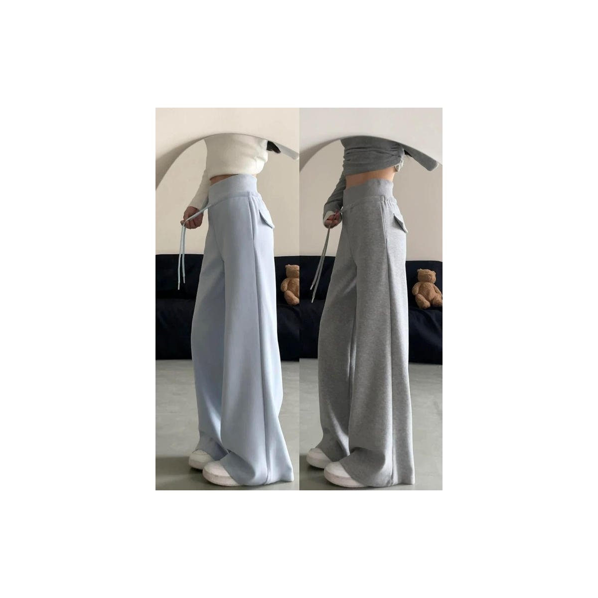 Women's Pants Wholesale – Cargo Wide Leg - Image 4