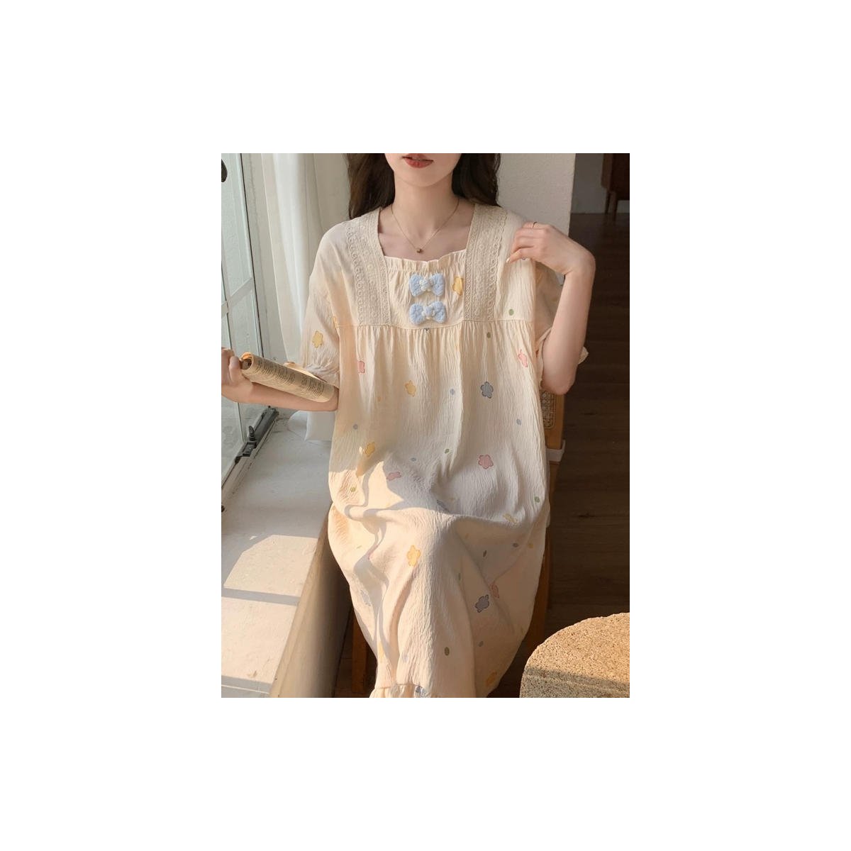 Women's Dress Wholesale – Apricot - Image 4