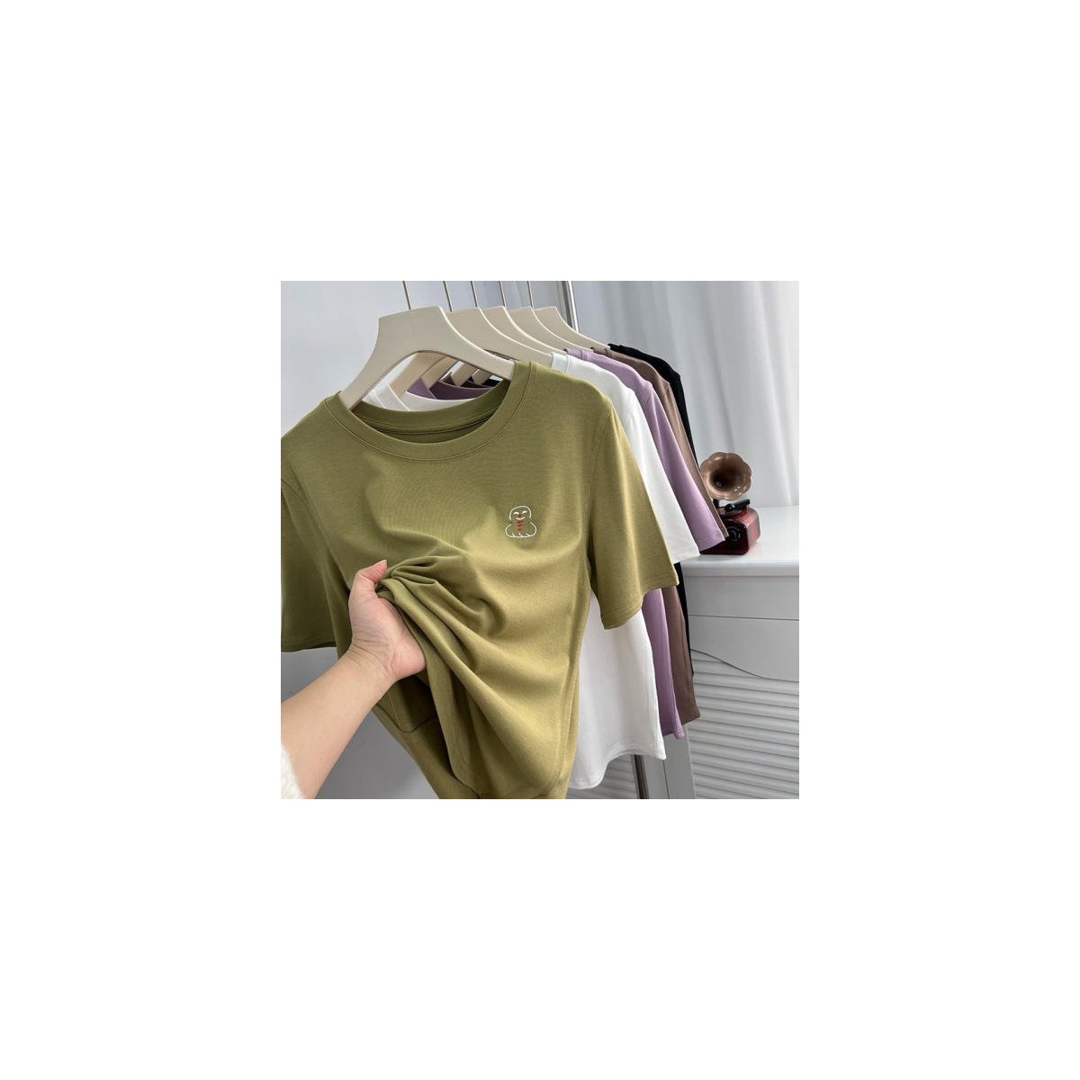 Women's T-Shirt Wholesale – Navy - Image 4
