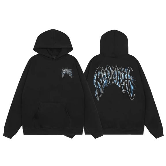 Men's Hoodie Mixed Lot – Black Slogan - Image 3
