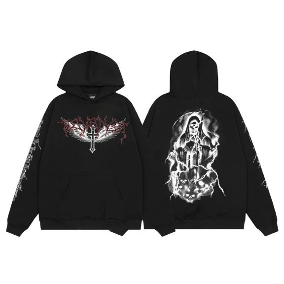Men's Hoodie Mixed Lot – Black Slogan - Image 7