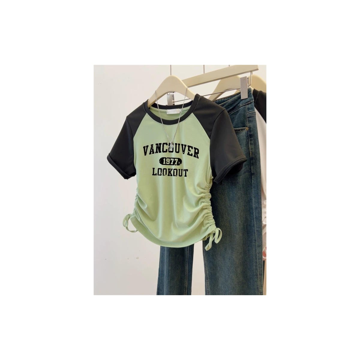 Women's T-Shirt Wholesale – Mint Green - Image 3